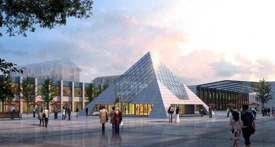 乐陵金字塔网架